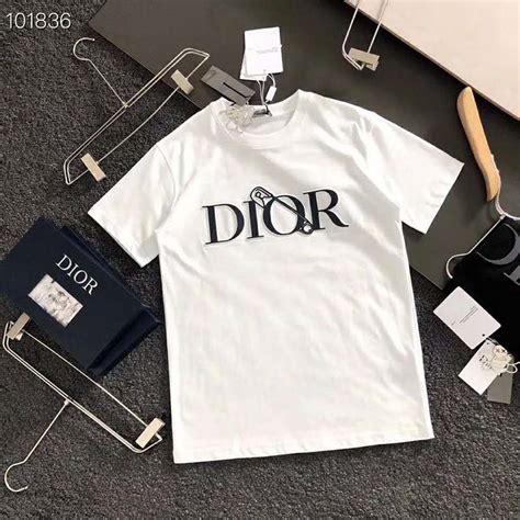 dior t shirt wit|dior white shirt men.